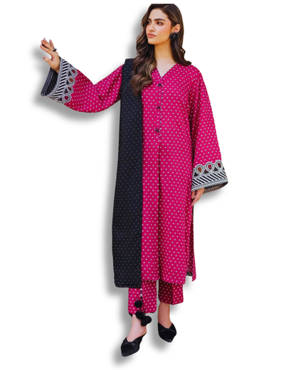 Unstitched Premium Lawn-3 Piece TL-31