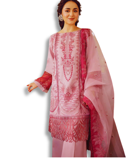 Teal Pink 3PC   TL-21 TheLaraib