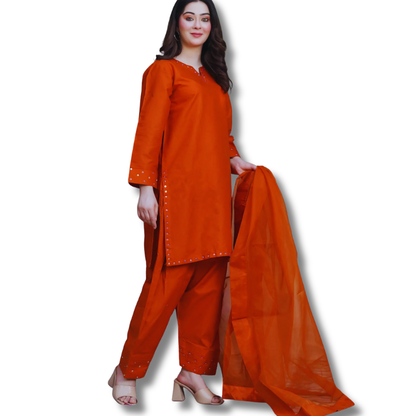 Farshi Shalwar Kameez 3PC Stitched. TL-95 TheLaraib