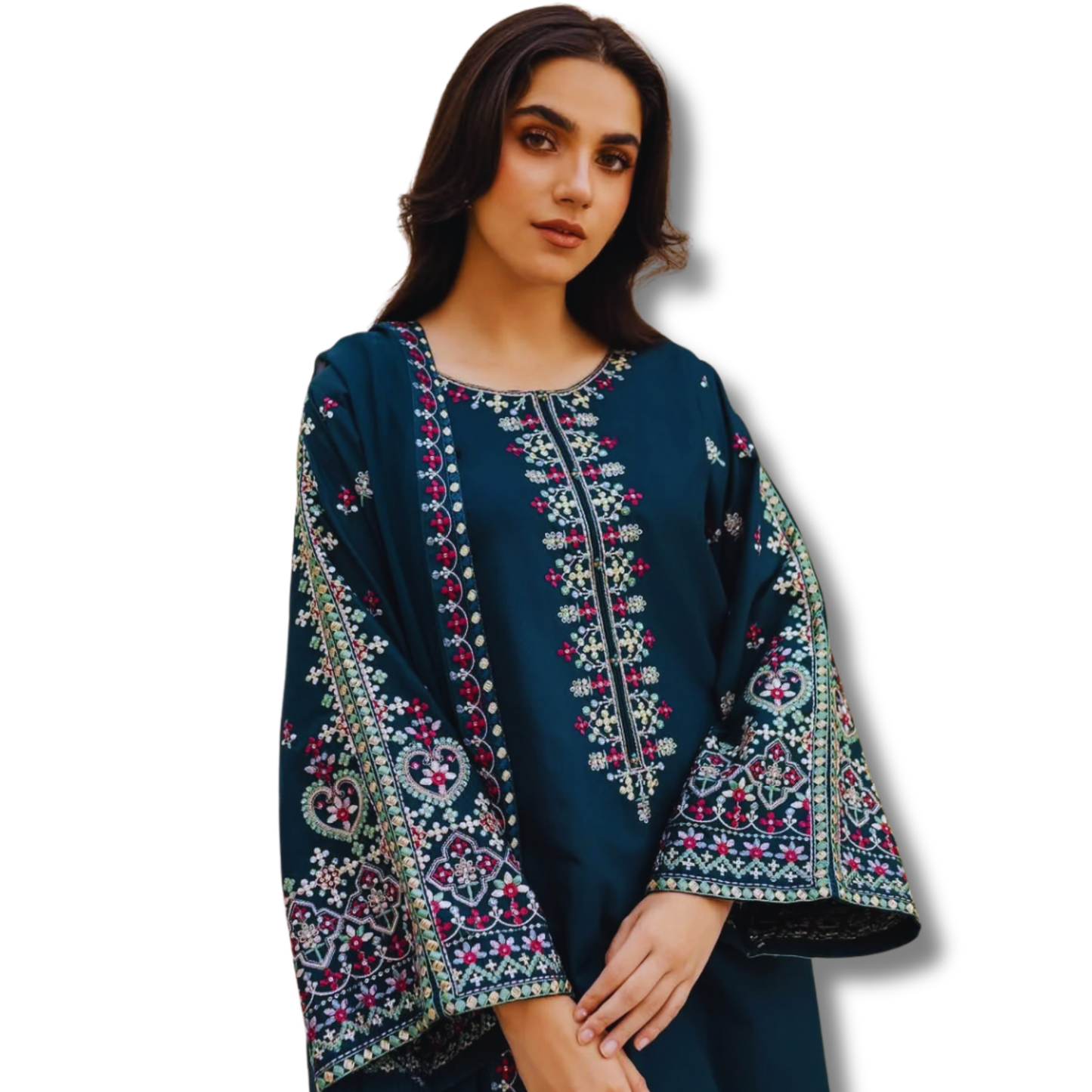 Unstitched Premium Lawn-3 Piece TL-87