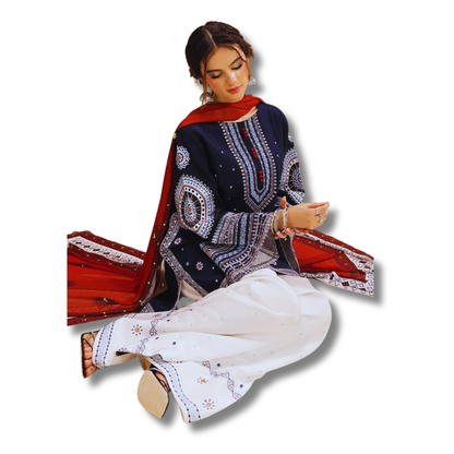 Unstitched Premium Lawn- 3 Piece TL-88