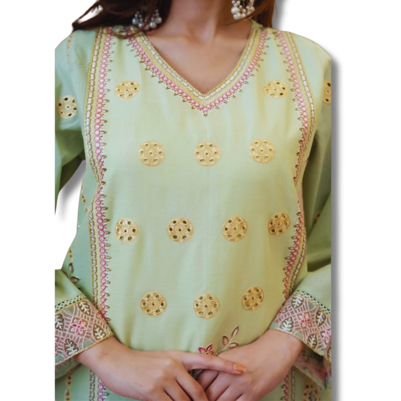 Stitched Luxury Lawn-3 Piece TL-150