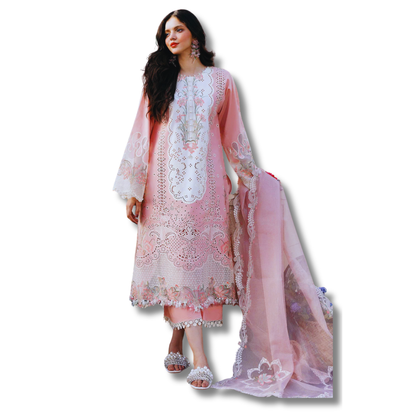 Unstitched Premium Lawn-3 Piece TL-64