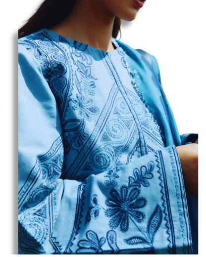 Unstitched Premium Lawn-3 Piece TL-27