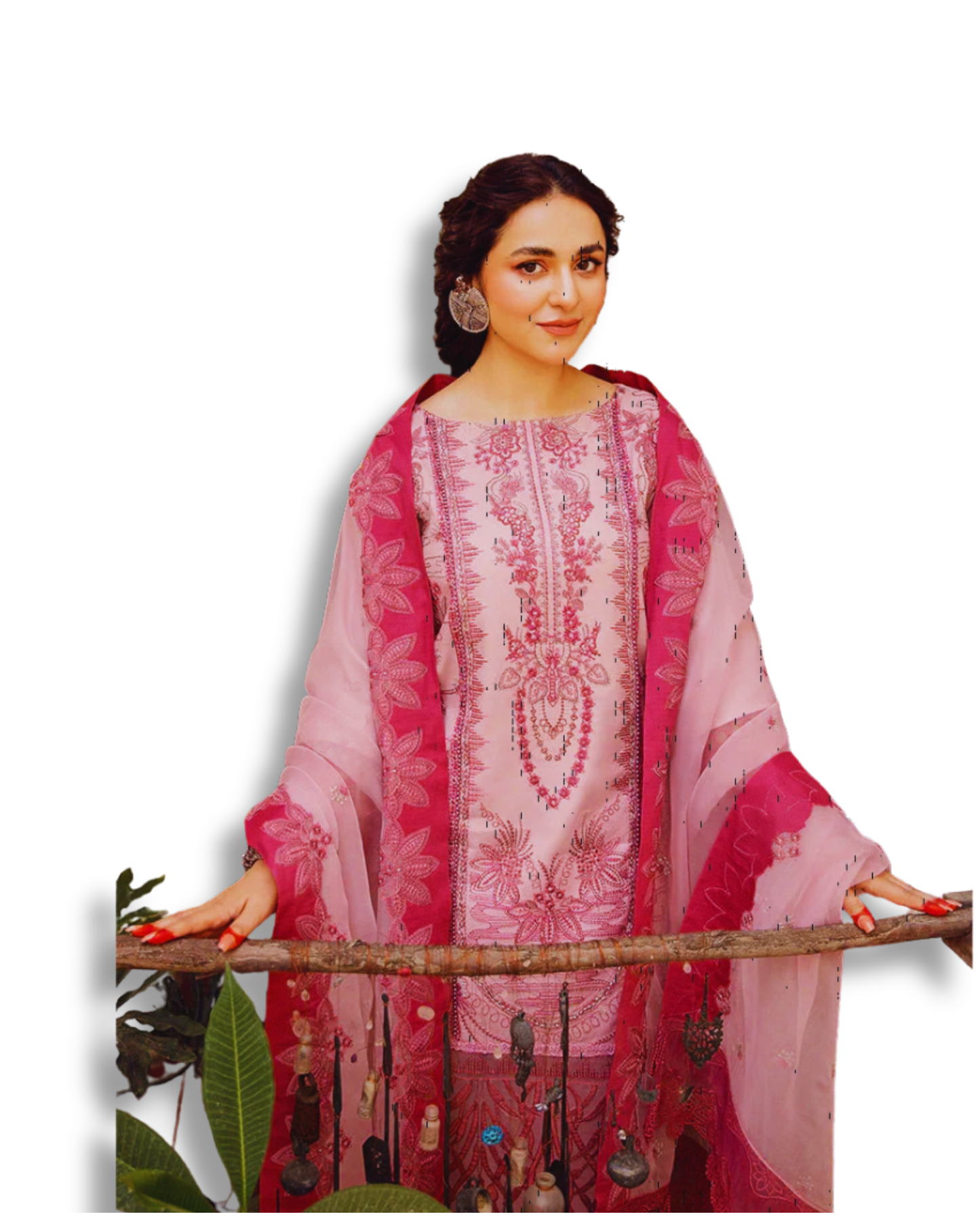Teal Pink 3PC   TL-21 TheLaraib
