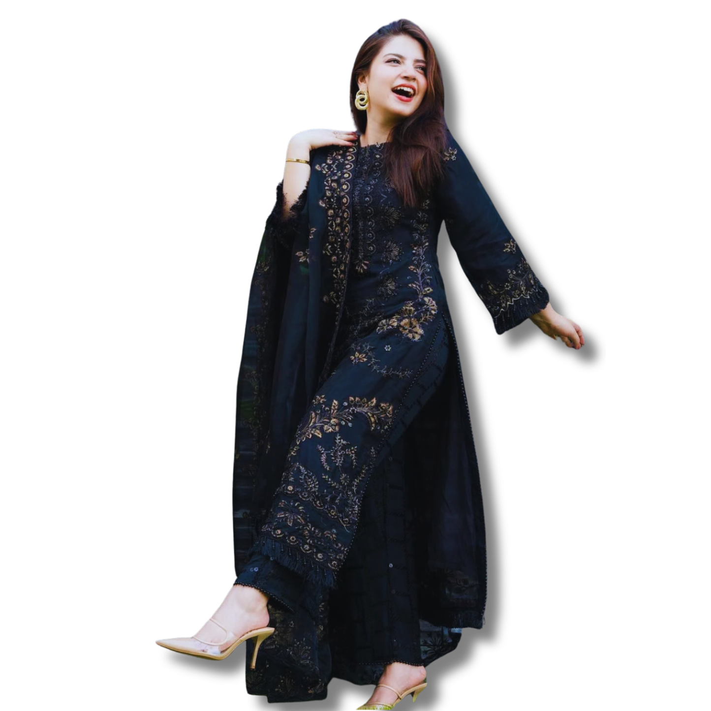 Unstitched Premium Lawn-3 Piece TL-89