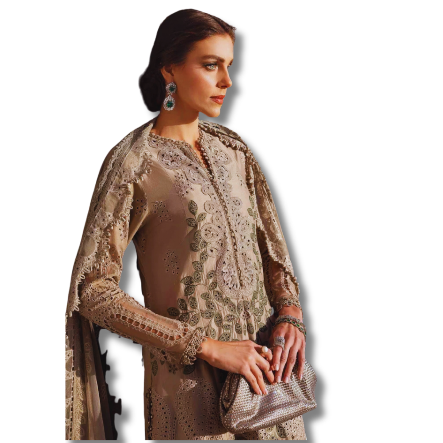 Unstitched Premium Lawn-3 Piece TL-73