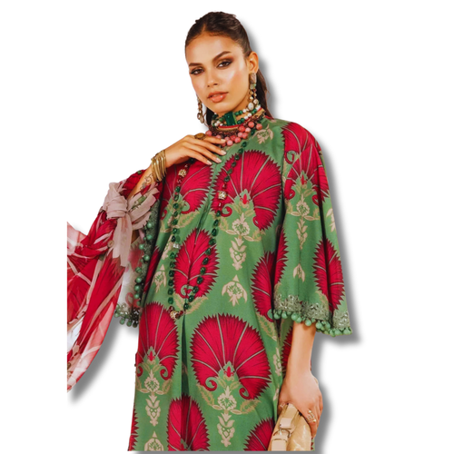 Unstitched Premium Lawn-3 Piece TL-91