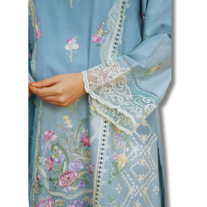 Stitched Luxury Lawn-3 Piece TL-152