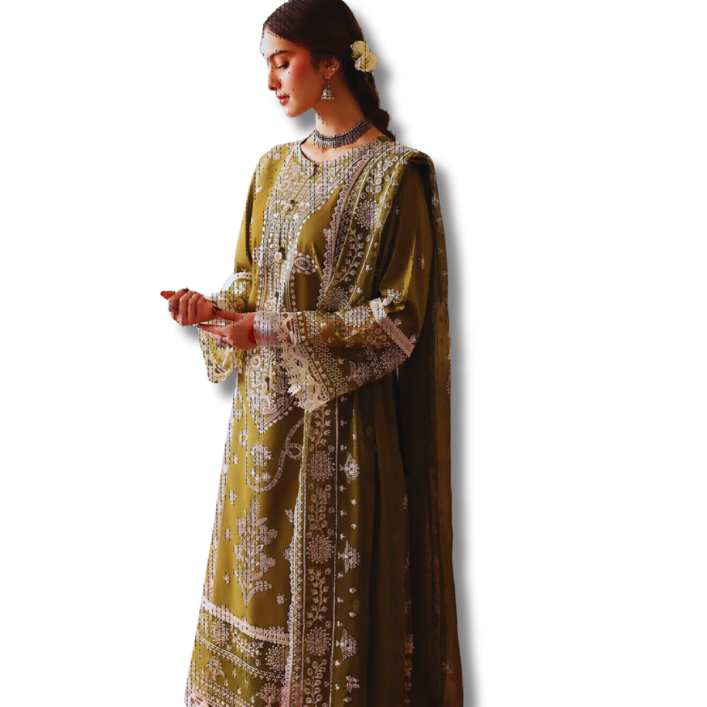 Unstitched Premium Lawn-3 Piece TL-75