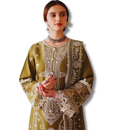 Unstitched Premium Lawn-3 Piece TL-75