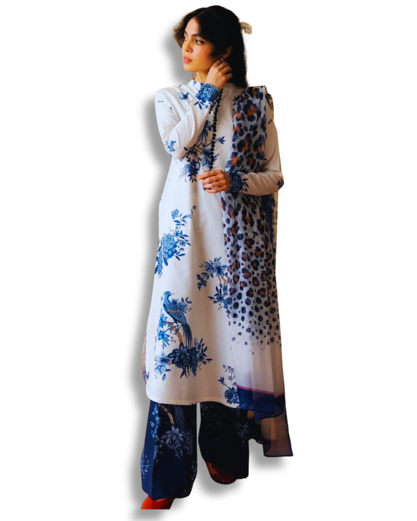 Unstitched Premium Lawn-3 Piece TL-47