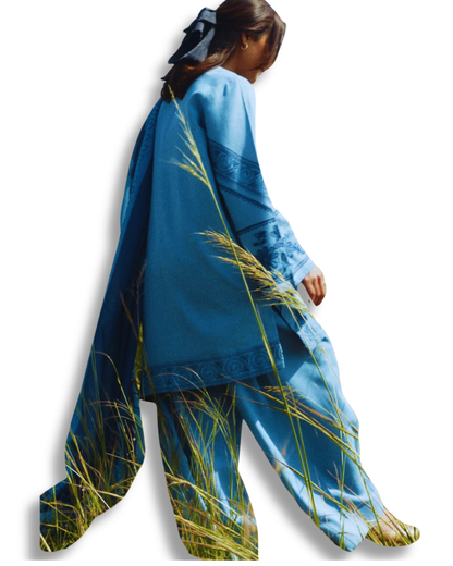 Unstitched Premium Lawn-3 Piece TL-27