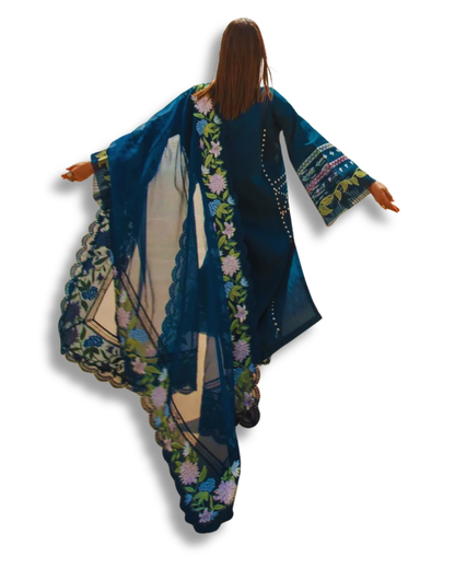 Unstitched Premium Lawn-3 Piece TL-25