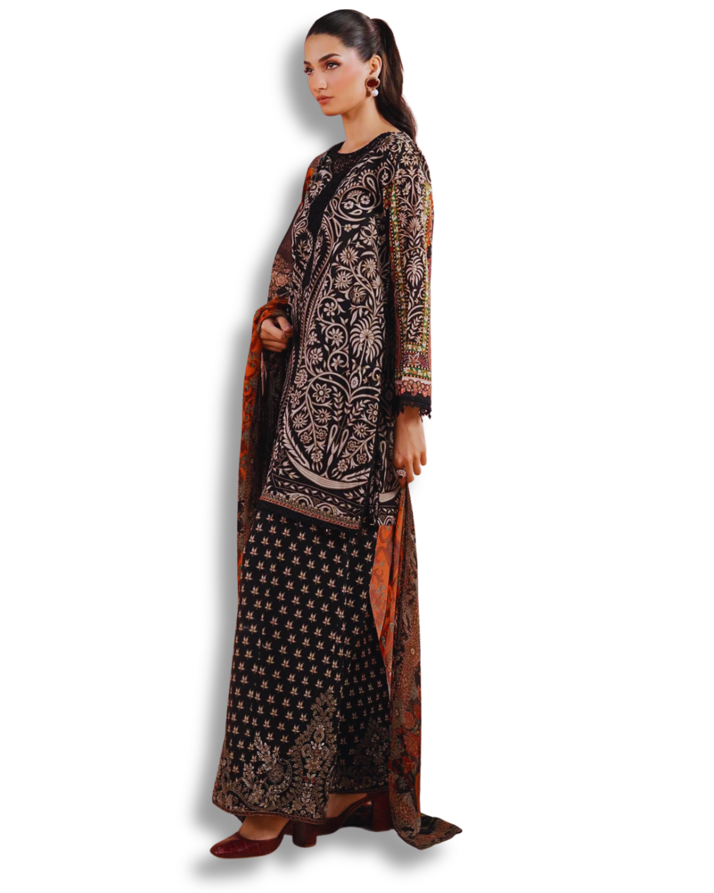 Unstitched Premium Lawn-3 Piece TL-42