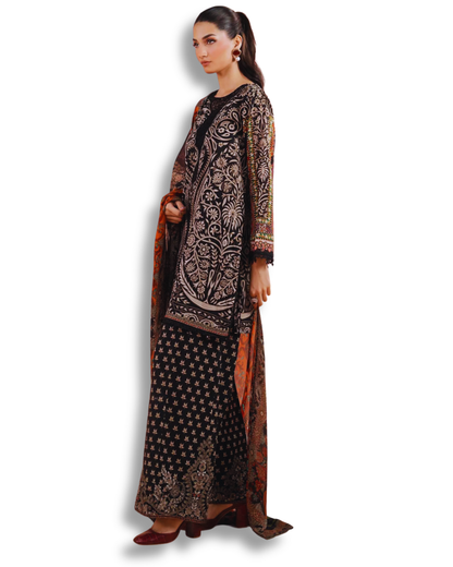 Unstitched Premium Lawn-3 Piece TL-42