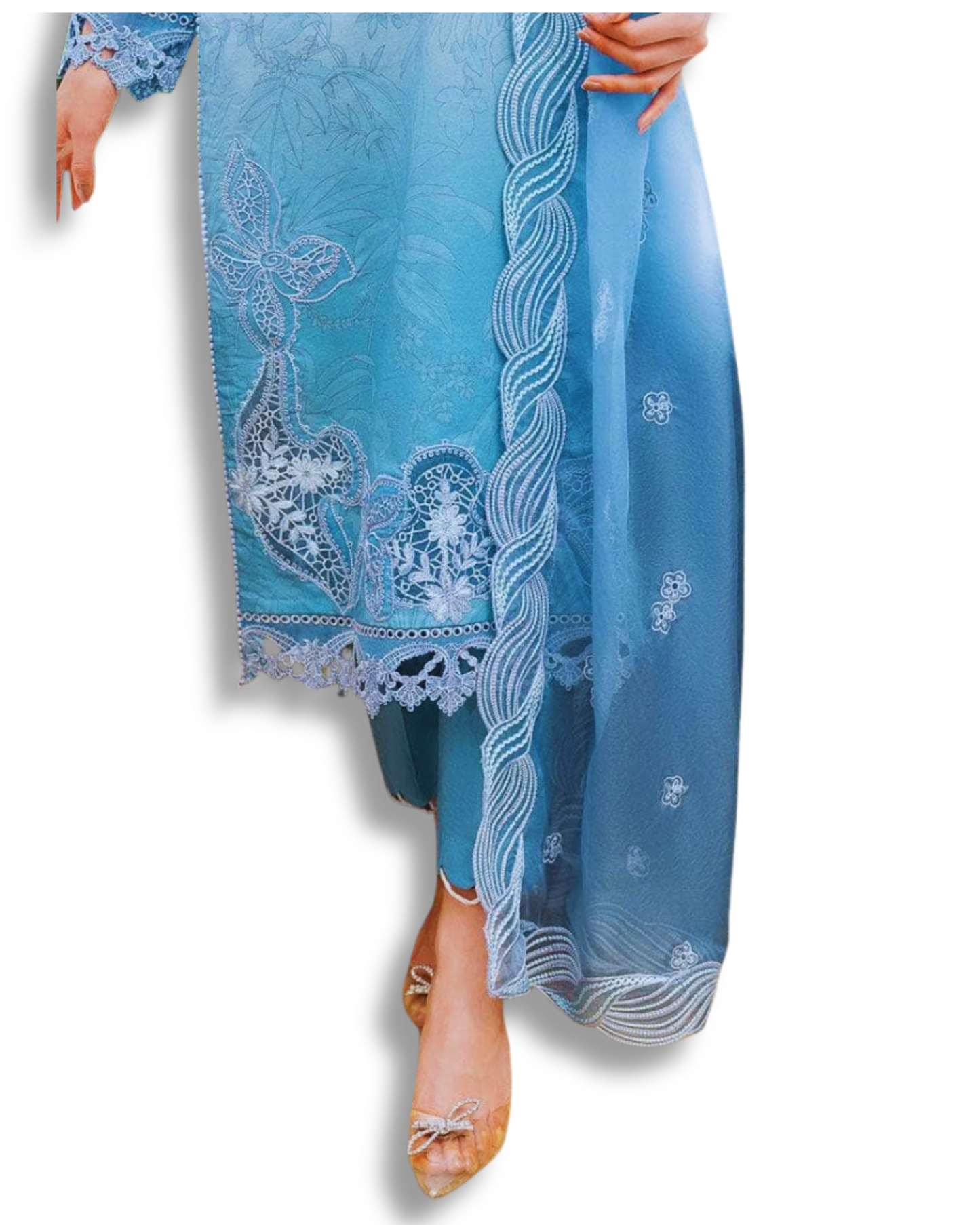 Unstitched Premium Lawn-3 Piece TL-34