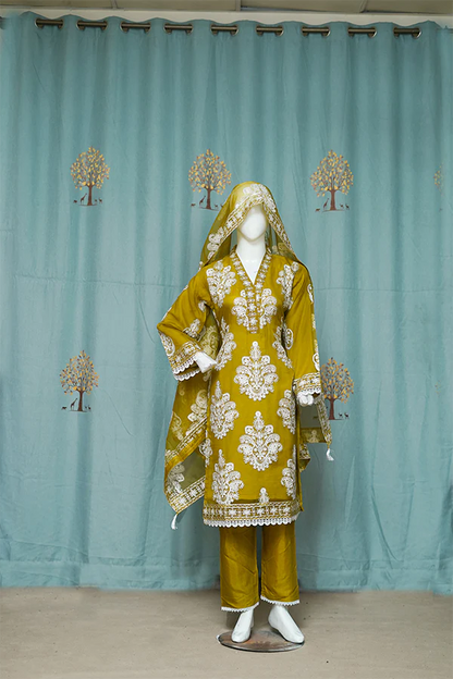 Stitched Luxury Suit-3 Piece TL-141