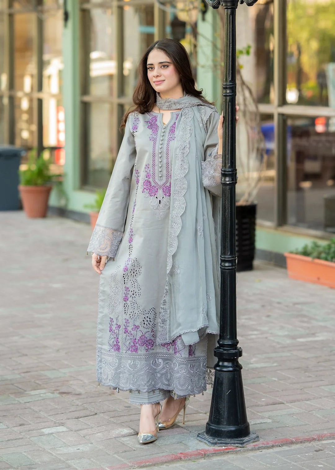 Unstitched Premium Lawn-3 Piece TL-59