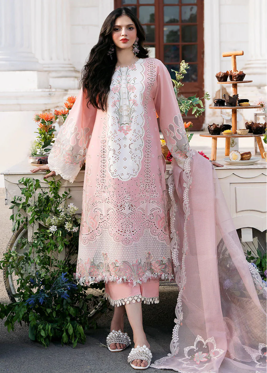 Unstitched Premium Lawn-3 Piece TL-64