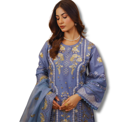 Stitched Premium Lawn-3 Piece TL-154