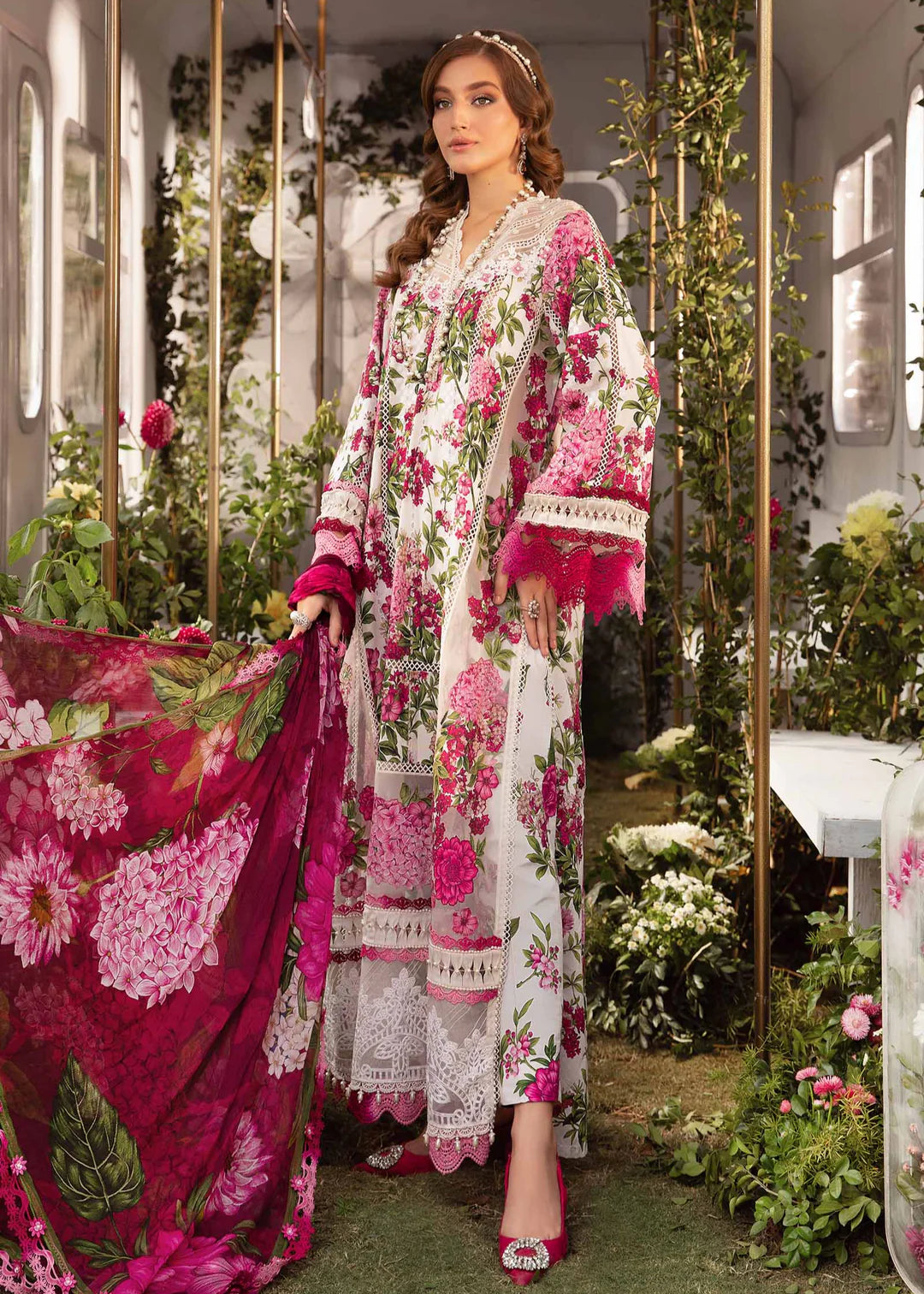 Unstitched Premium Lawn-3 Piece TL-65