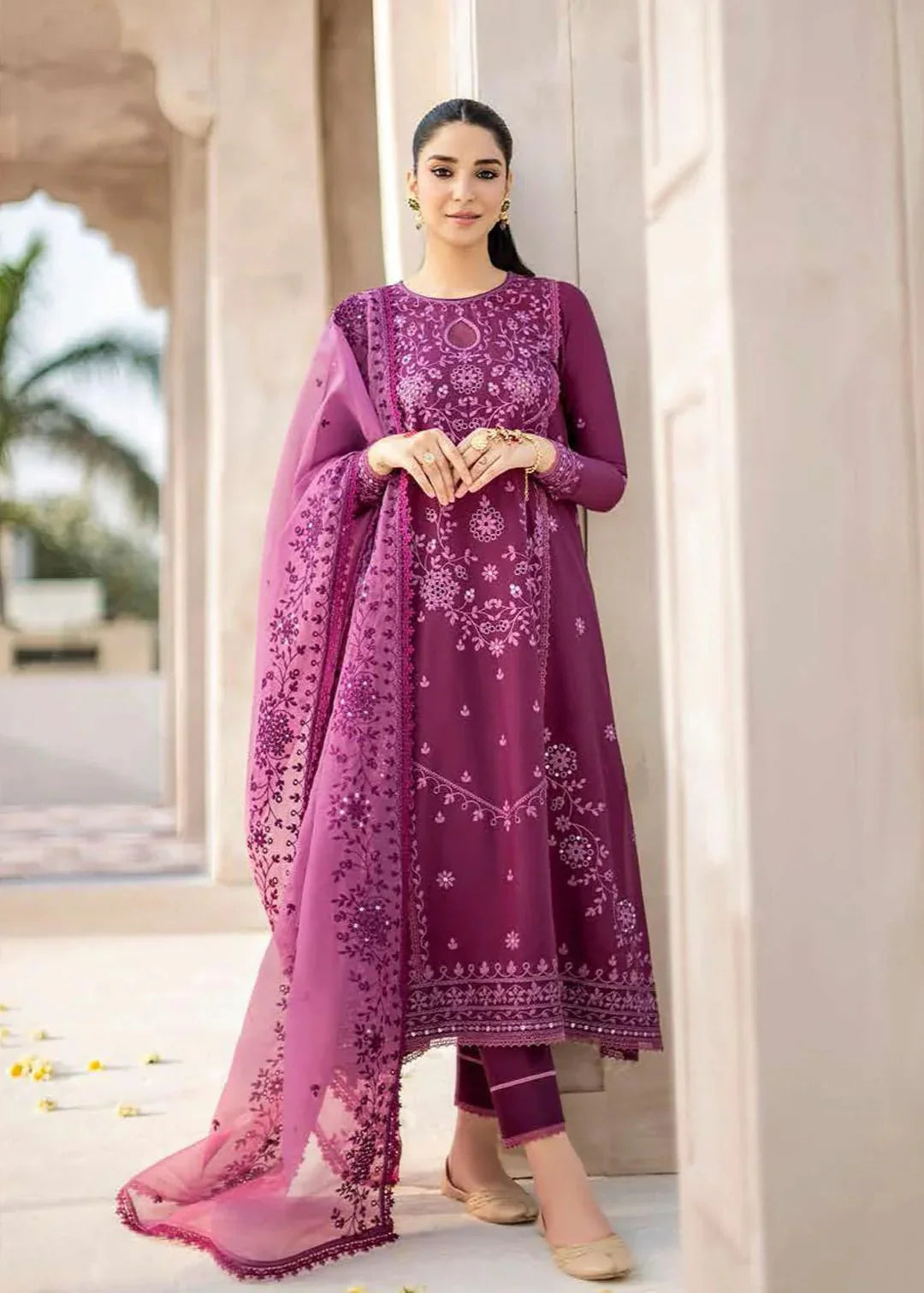 Unstitched Premium Lawn-3 Piece TL-79