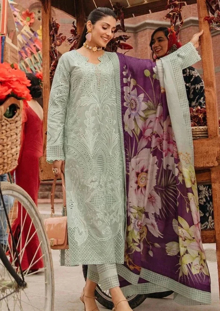 Unstitched Premium Lawn-3 Piece TL-84