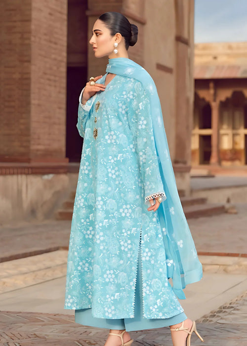 Unstitched Premium Lawn-3 Piece TL-90