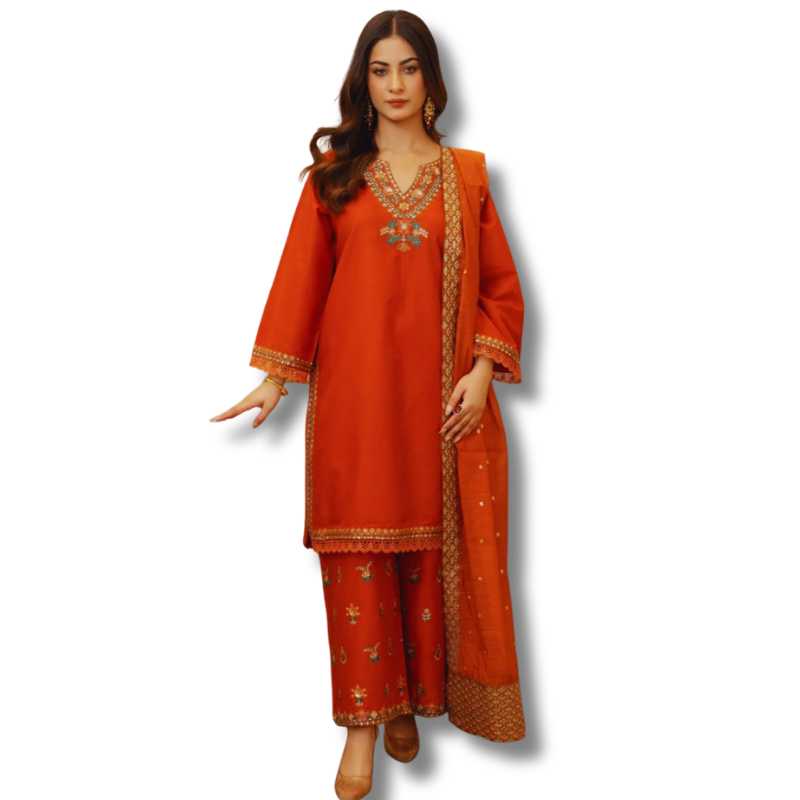 Stitched Premium Lawn-3 Piece TL-155