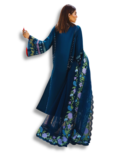 Unstitched Premium Lawn-3 Piece TL-25