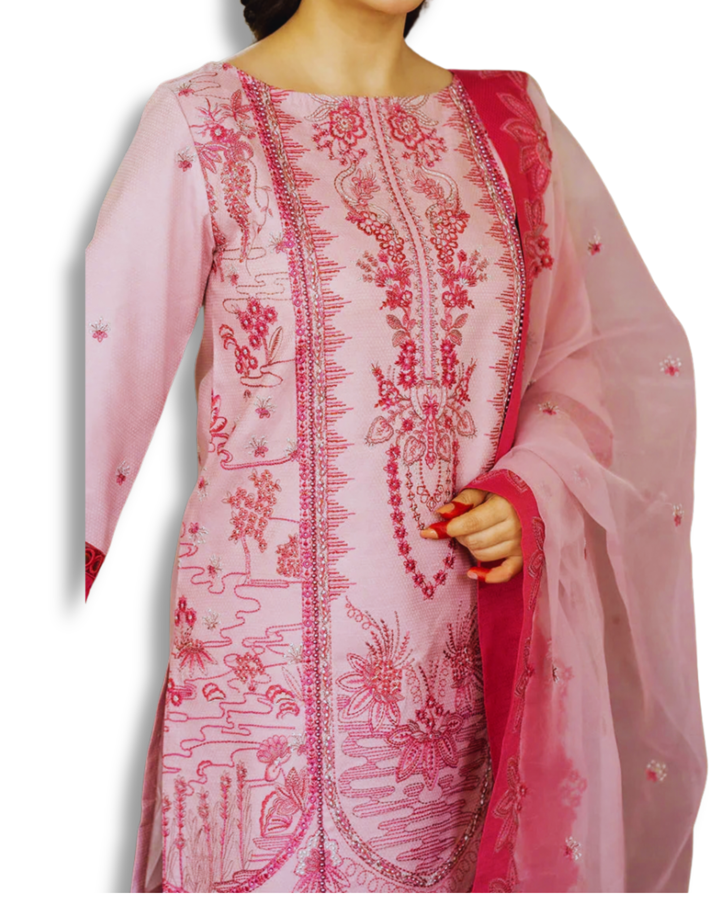 Teal Pink 3PC   TL-21 TheLaraib