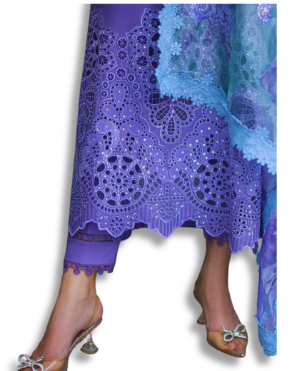 Unstitched Premium Lawn-3 Piece TL-24