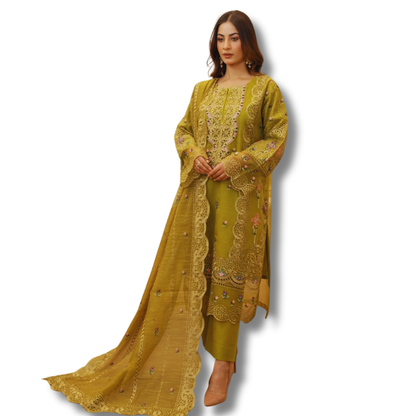 Stitched Premium Lawn-3 Piece TL-158