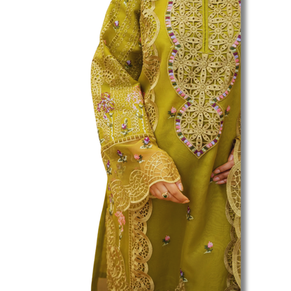 Stitched Premium Lawn-3 Piece TL-158
