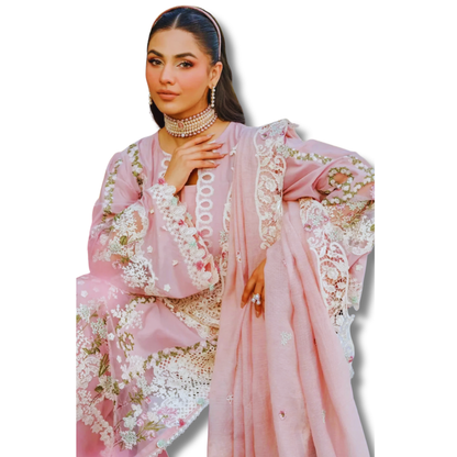 Unstitched Premium Lawn-3 Piece TL-58