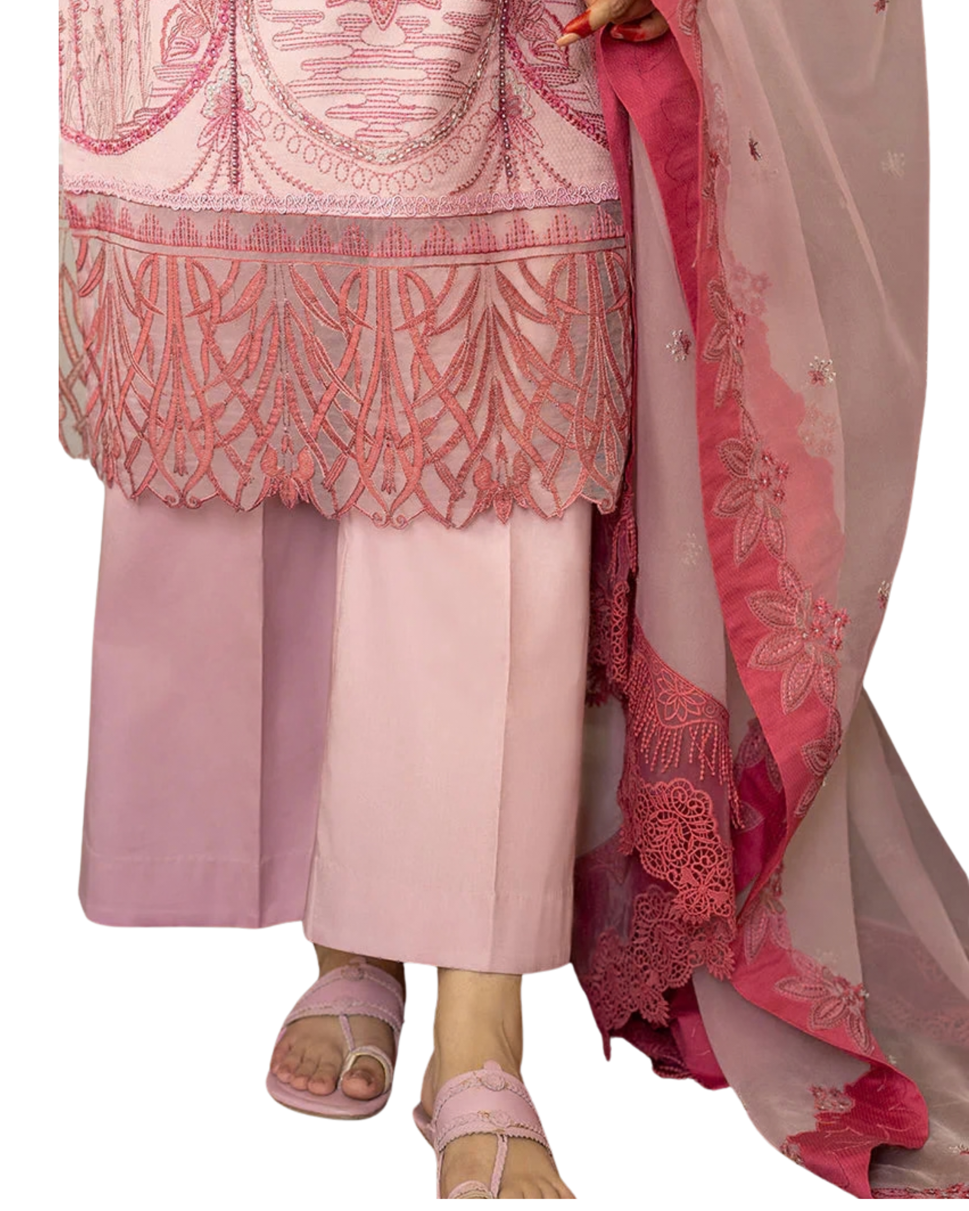 Teal Pink 3PC   TL-21 TheLaraib