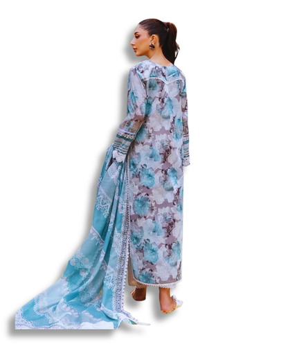 Unstitched Premium Lawn-3 Piece TL-50