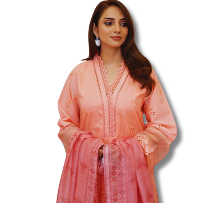 Stitched Premium Lawn-3 Piece TL-143