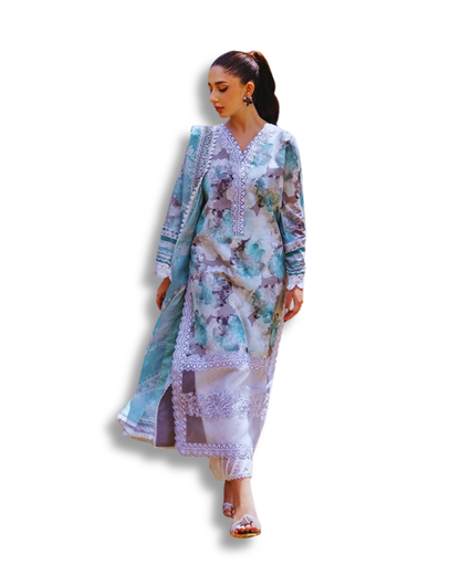 Unstitched Premium Lawn-3 Piece TL-50