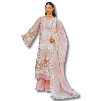 Unstitched Premium Lawn-3 Piece TL-58