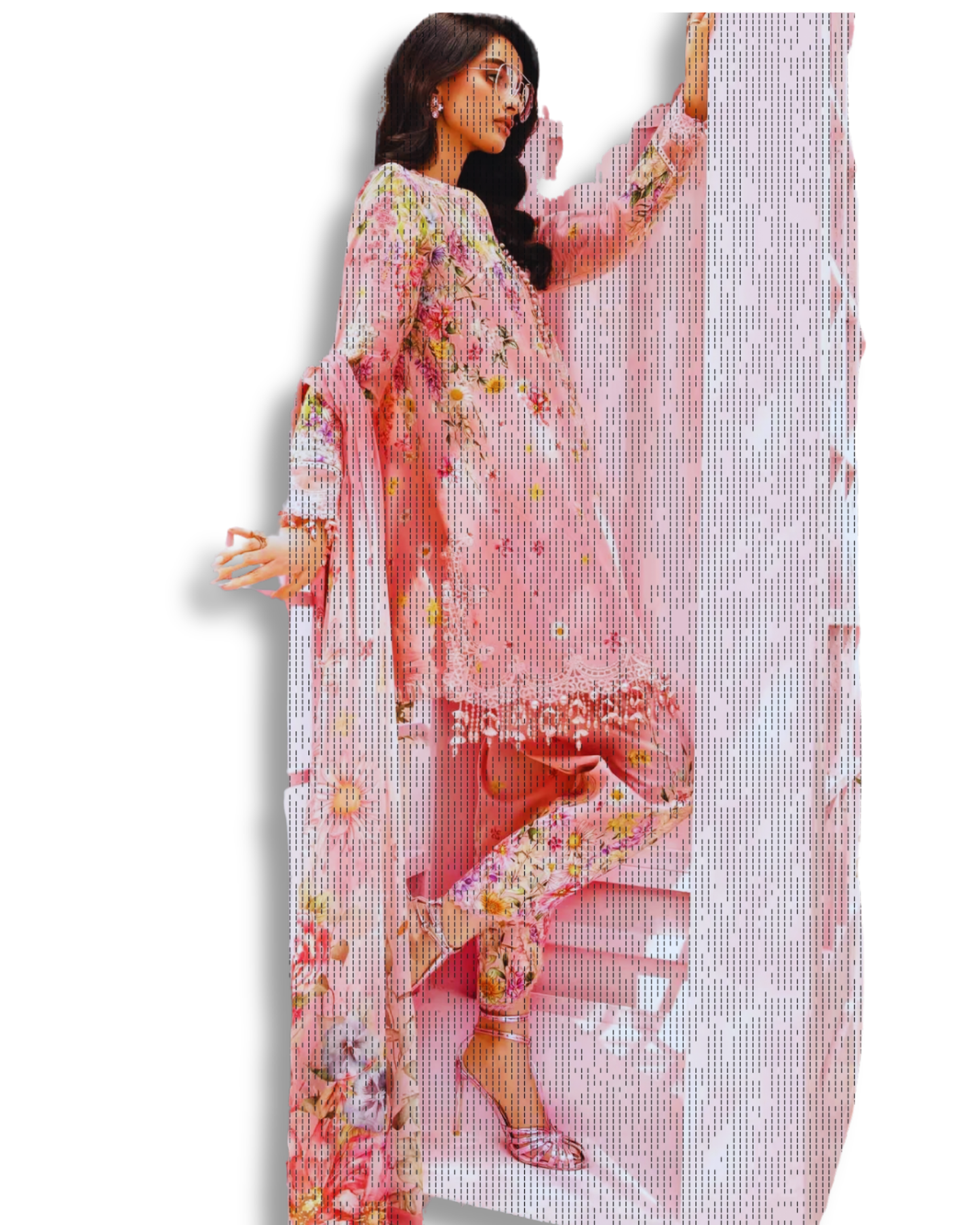 Unstitched Premium Lawn-3 Piece TL-35