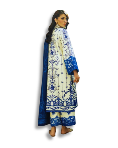 Unstitched Premium Lawn-3 Piece TL-32