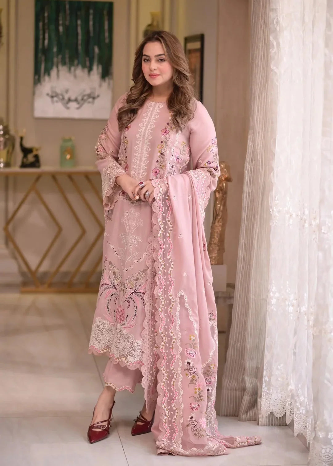 Salmon Pink  TL-104 TheLaraib