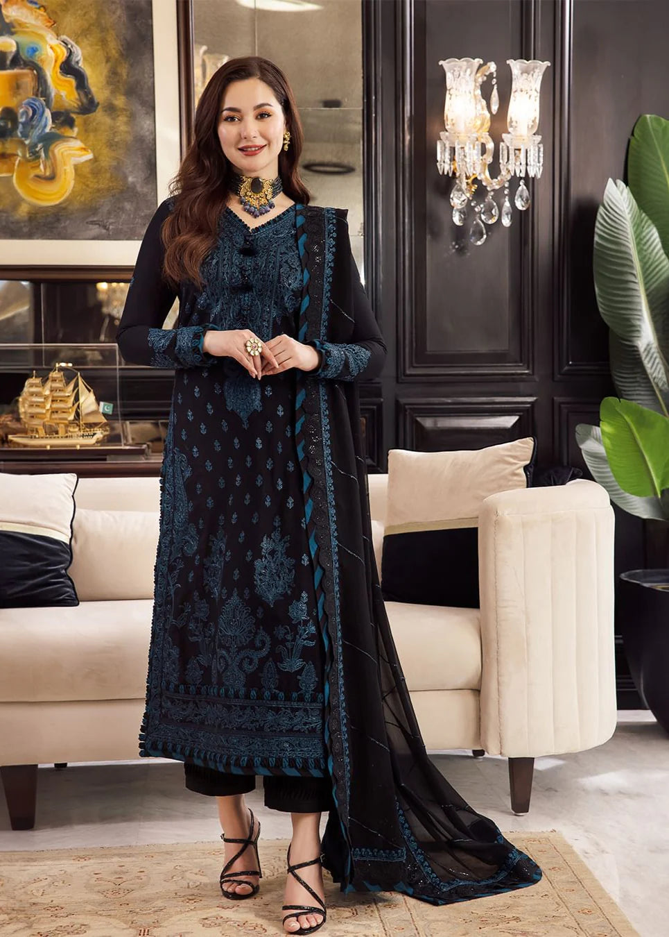Dark Black 3PC TL-110 TheLaraib