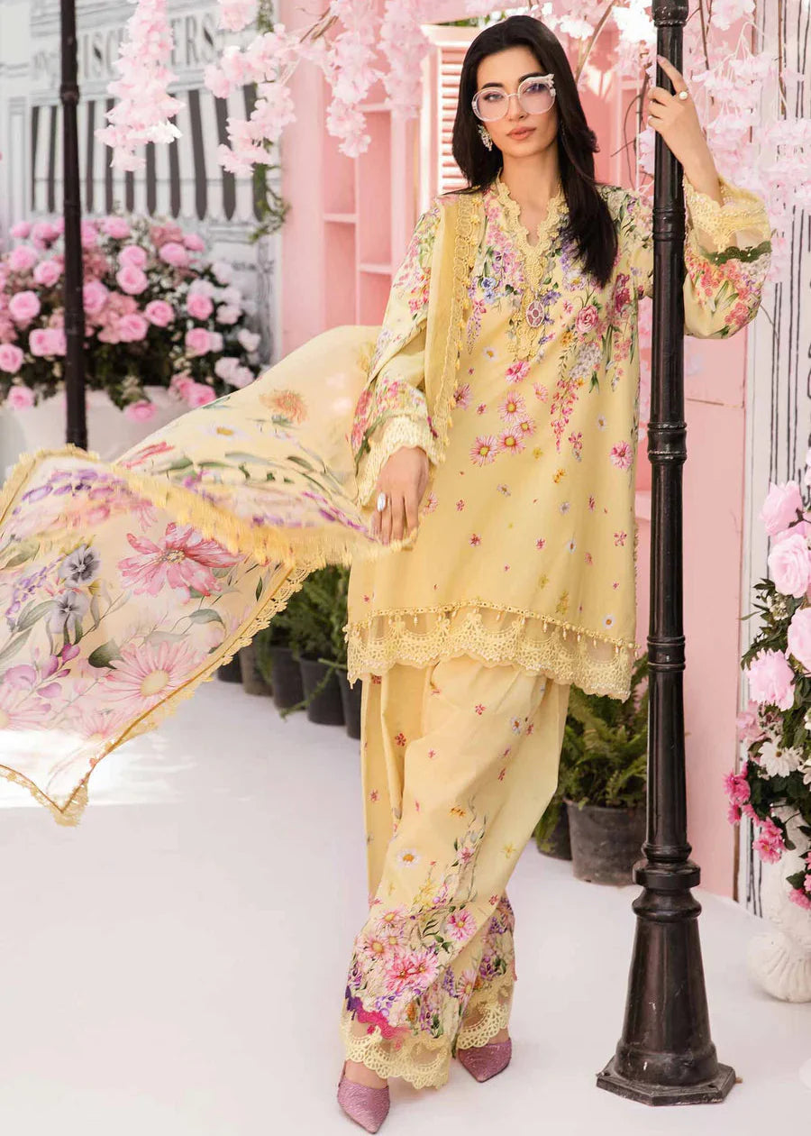 Unstitched Premium Lawn-3 Piece TL-36