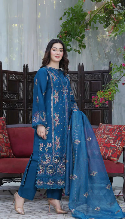 Stitched Lawn 3PC TL-96 TheLaraib