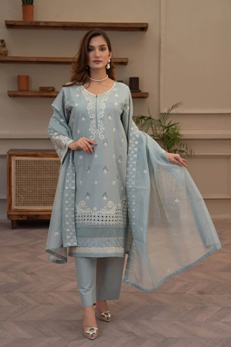 Stitched Lawn 3PC TL-97 TheLaraib
