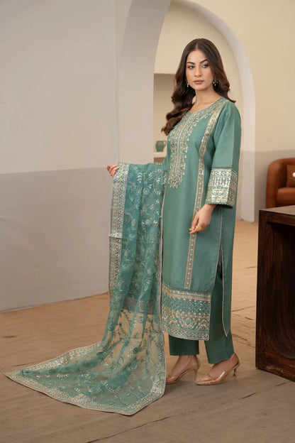Stitched Lawn 3PC.  TL-98 TheLaraib