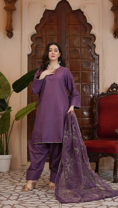 Farshi Shalwar Kameez 3PC Stitched. TL-01 TheLaraib